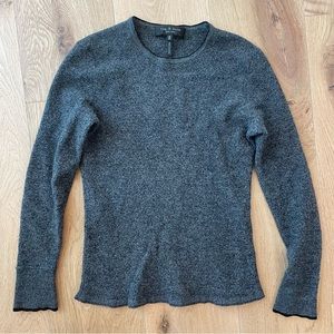Rag & Bone women’s gray wool pull over sweater size medium